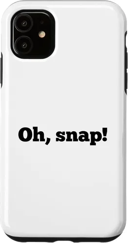 Vista 8 de Oh, snap Funny Cursing Kids Safe Swear Curse Bad Word Case for iPhone 17