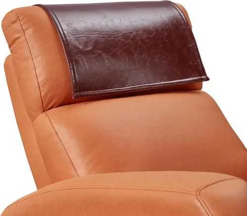 Vista 11 de Protector antideslizante para reposacabezas reclinable, lavable de piel sintética, fundas para reposacabezas para silla reclinable, fundas