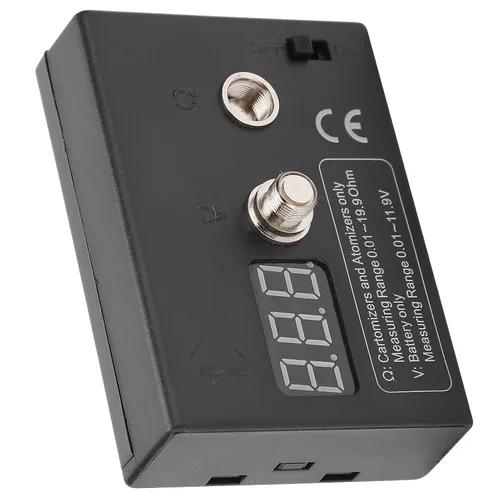 Vista 9 de Probador de resistencia de bobina, función de quema de cableado exacta Pequeño medidor de OHM de alambre de error para bricolaje