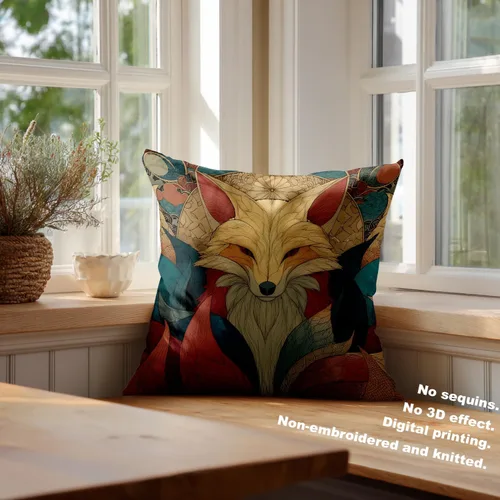 Vista 73 de Batmerry Flowers with Stems Throw Pillow Covers, Beautiful Floral Decorative Pillow Covers Digital Printing Blended for Couch Sofa Bed Invisible