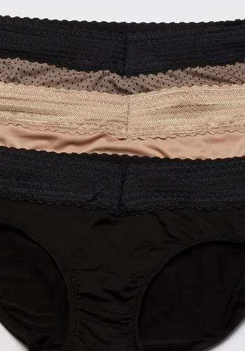 Vista 4 de Warner's Paquete de 3pantaletas hípster Blissful Benefits que no forma rollitos, para mujer