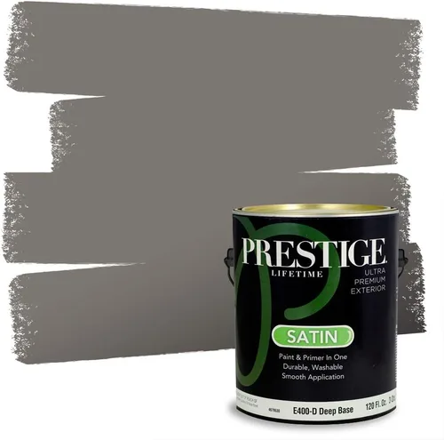 Vista 78 de PRESTIGE Paints - Pintura interior e imprimación en uno, 1 galón, cáscara de huevo, pimienta envejecida