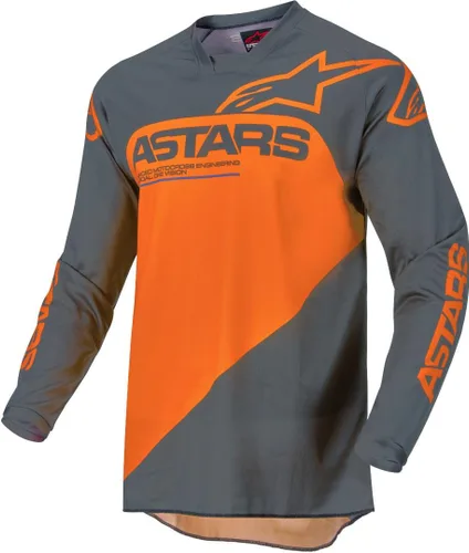 Alpinestars Jersey Racer Supermatic Antracita/Naranja Sm (3761522-1440-S)