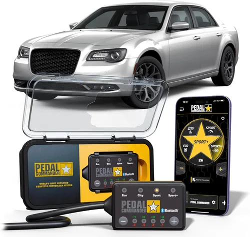 PEDAL COMMANDER Controlador de respuesta del acelerador para Chrysler 300 2007-2023 Compatible con: 300, C, LX, S, Limited, SRT-8, Touring, Chrysler