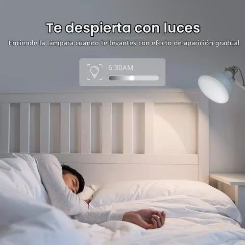 Vista 4 de Broadlink Bombilla inteligente, 10 W RGB regulable Wi-Fi LED bombillas inteligentes A19 800lm, funciona con Alexa, Google Home, Siri e IFTTT,