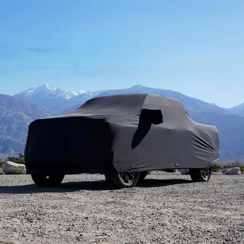 Vista 7 de iCarCover Funda de camión personalizada de alta calidad para Chevrolet Silverado 1500 Crew Cab 2004-2025, 5.8 pies, cama corta, resistente al agua