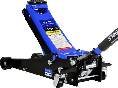 Vista 8 de SSLine Gato hidráulico de piso de 2.5 toneladas para automóvil, gato de servicio de elevación de coche de acero resistente, elevación rápida