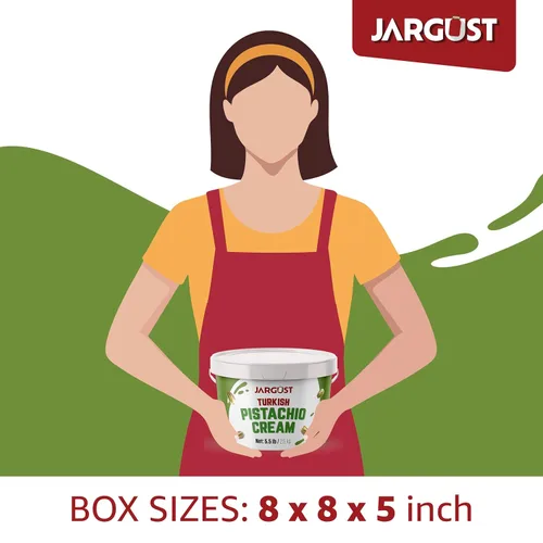 Vista 5 de Crema de pistacho a granel para untar, 5.5 libras (5.5 lbs), mantequilla de pistacho turca de primera calidad, perfecta para kit de barra