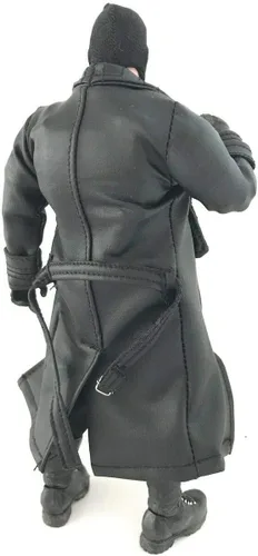Vista 4 de Abrigo negro hecho a mano en miniatura a escala 1/12 para Marvel Legends Mezco Punisher Nick Fury (Figura no incluida)