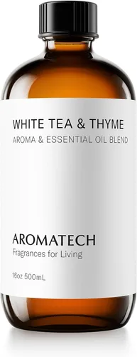Vista 9 de AromaTech Aceite de aroma de té blanco y tomillo para difusores de aceite de aroma, 0.3 onzas líquidas