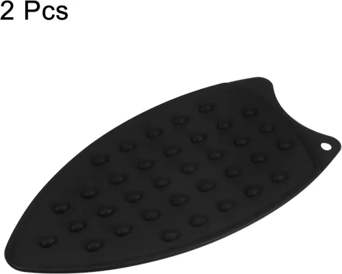 Vista 3 de HARFINGTON 2 almohadillas de silicona para planchar multiusos, resistente al calor, placa de descanso de hierro para tabla de planchar, resistente