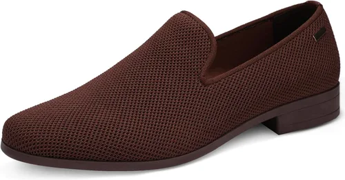 Vista 33 de UUBARIS Mocasines de vestir para hombre de esmoquin, zapatos sin cordones