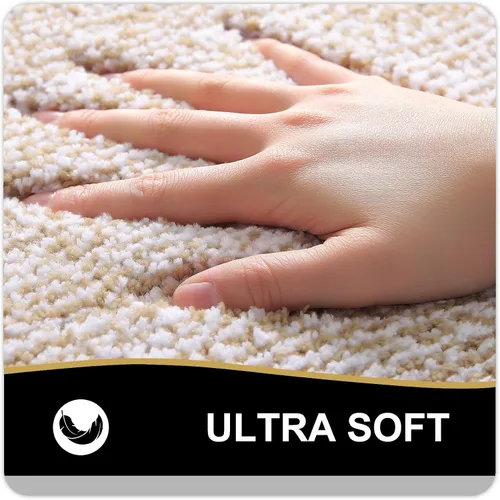 Vista 52 de OLANLY Alfombra de baño de microfibra extrasuave y absorbente, antideslizante, lavable a máquina, de secado rápido, adecuada para suelo de baño