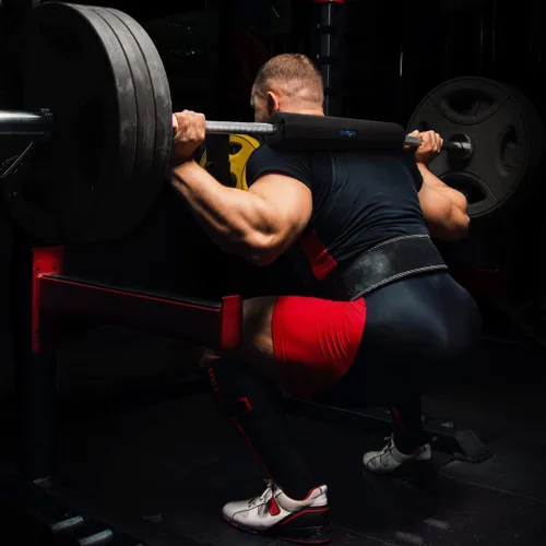 Vista 8 de Yes4All Ergonomic Foam Bar Pad, Olympic Barbell Squat & Neck Pad for Squats, Hip Thrusts & Weight Lifting Bar