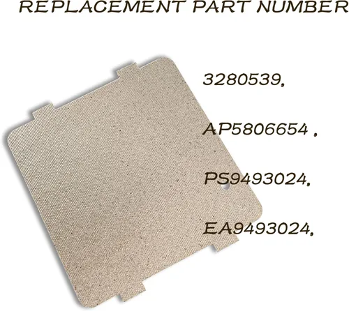 Vista 3 de WB34X21610 Reemplazo de la cubierta de guía de ondas de microondas para GE Microwave AP5806654, 262100201506, 3280539, PS9493024