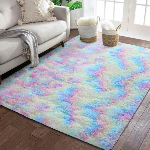 Vista 44 de Alfombra de lujo con estampado de vaca lechera de 3 x 5 pies, lindas alfombras de vaca para sala de estar, dormitorio, alfombra esponjosa de vaca