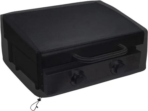 Vista 8 de BQMAX Bolsa de transporte para plancha Blackstone 17/22 con capucha y soporte, compatible con Blackstone 5035 bolsa de transporte para parrilla negra