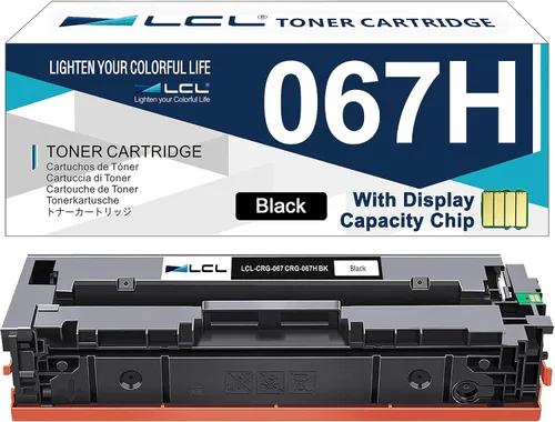 067H 067 - Cartucho de tóner negro 067 - 067 de alto rendimiento de repuesto para Canon 067 067H Cartucho de tóner compatible con impresora Canon