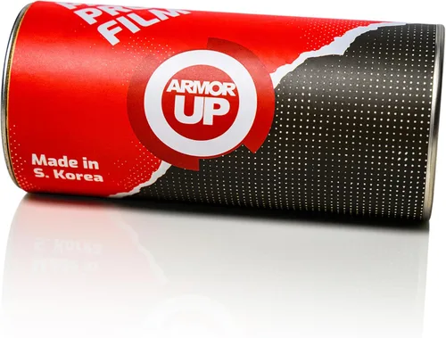 Vista 5 de [ARMOR UP] Película de protección de pintura transparente brillante de 3"x60" - Envoltura protectora automotriz de TPU de 6-mil - No amarillea