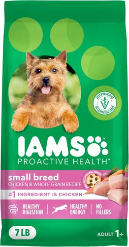 Vista 11 de IAMS Proactive Health - Comida seca para perros adultos de raza pequeña, receta de pollo y granos integrales, bolsa de 5 libras