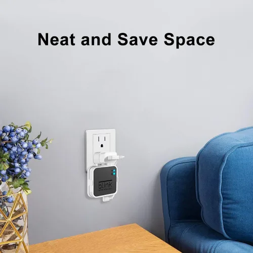 Vista 5 de FoMass Soporte de pared para Blink Sync Module 2, soporte de montaje para cámara Blink al aire libre y sistema de cámara de seguridad Blink