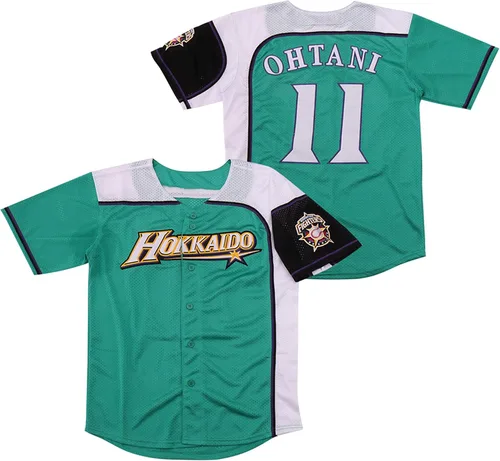 Rainbow Hawk #11Ohtani Jersey Hokkaido Nippon-Ham Fighters - Camiseta de béisbol de verano para hombre