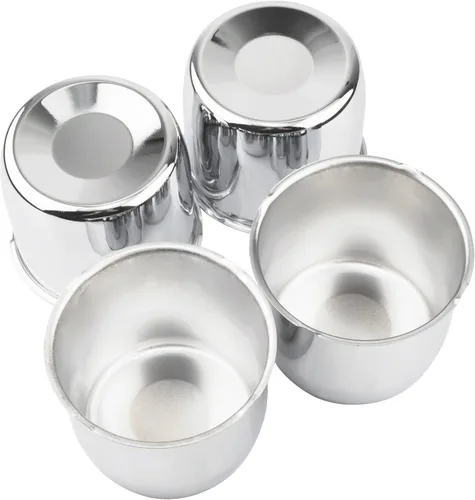 Vista 9 de 4 tapas centrales de rueda de 3.31 pulgadas, tapas centrales de rueda de remolque, orificio central, camión, remolque, RV, SUV, llantas cromadas