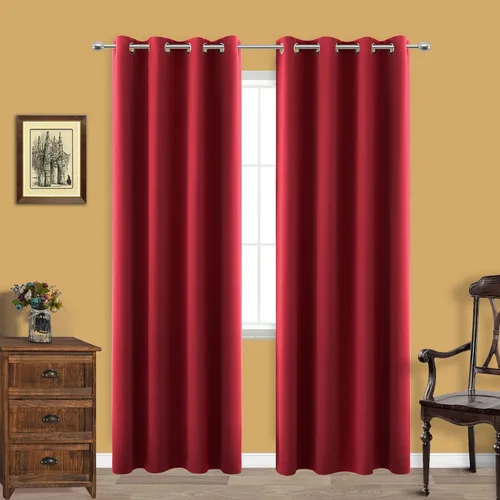 Vista 180 de KOUFALL Cortinas Doradas de Lujo Opacas para Sala de Estar, Elegantes Modernas Cortinas para Sala de 84 Pulgadas de Largo 2025
