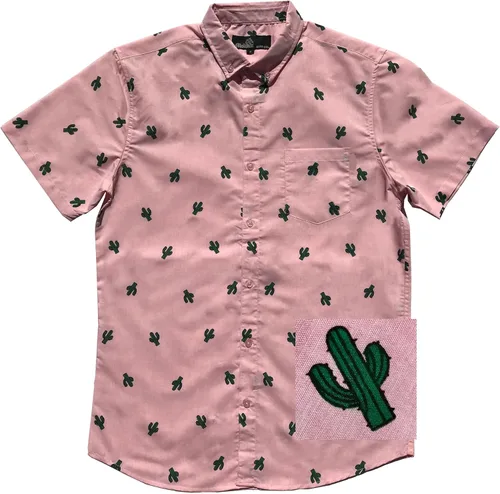 Vista 9 de Molokai Surf - Camisas hawaianas de manga corta con botones y corte ajustado