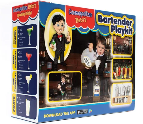 Vista 7 de Prank Gifts Inc. Barman PlayKit Caja de regalo de broma falsa caja de regalo de broma
