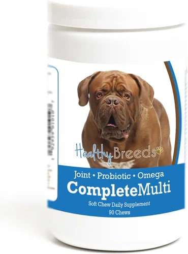 Vista 125 de Healthy Breeds Cavalier King Charles Spaniel - Multivitamínico todo en uno, completo con probióticos, glucosamina, condroitina y omegas, 60