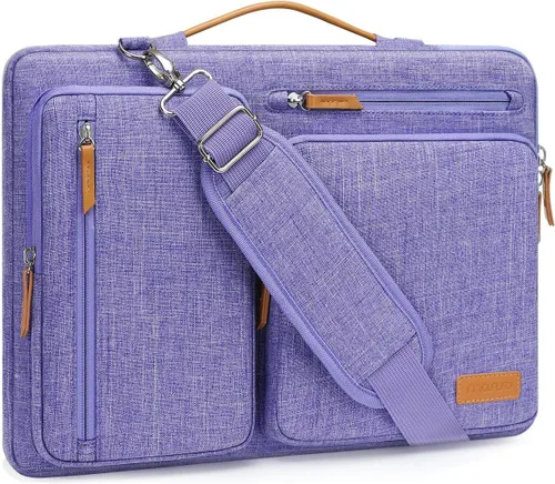 Vista 12 de MOSISO Bolsa de hombro protectora 360 para laptop, bolsa de computadora de 13-13.3 pulgadas compatible con MacBook, HP, Dell, Lenovo, Asus, bolsa