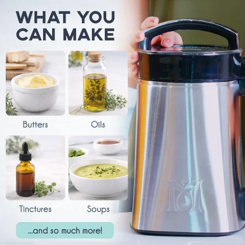 Vista 5 de Máquina de extracción botánica Magical Butter MB2E oficial con libro de cocina de 7 páginas