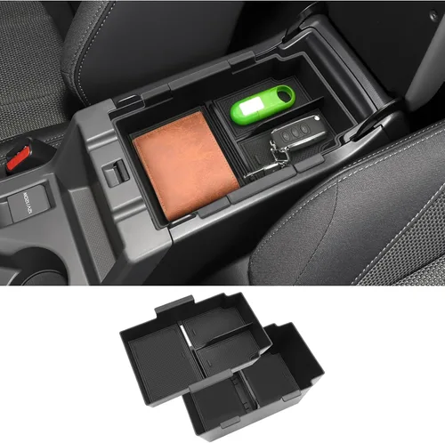 Vista 11 de Organizador de Consola Central de 2 Capas para Crosstrek 2024 2025 2026, Bandeja de ABS Duradera para Subaru Crosstrek
