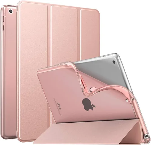 Vista 34 de MoKo Funda para Nuevo iPad de 9ª/8ª/7ª generación (2021/2020/2019), TPU suave translúcido esmerilado, carcasa trasera delgada, funda protectora