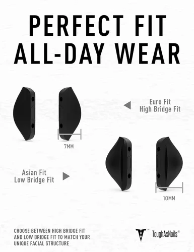 Vista 2 de ToughAsNails Almohadillas nasales de repuesto para gafas de sol Oakley Double Edge OO9380