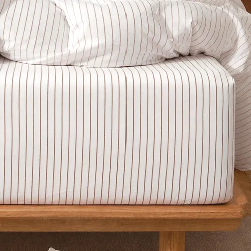 Vista 33 de MooMee Sábana bajera ajustable de solo 100% algodón lavado con textura parecida al lino, transpirable, duradera, suave, cómoda, bolsillo profundo