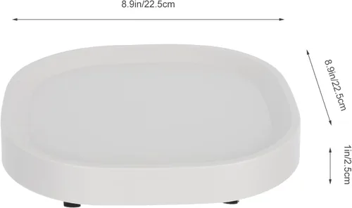 Vista 2 de Plato rodante para maceta con ruedas, soporte de ruedas resistente para plantas en maceta, bandeja de base redonda con ruedas, soporte para macetas