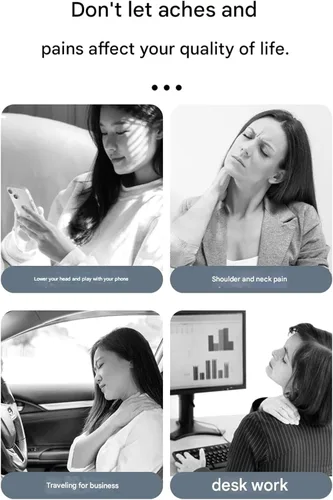 Vista 7 de 1PC Neck Shoulder Massager, Portable Shiatsu Heated Massager, DeepTissue 4DKneading Massage, Real Hands Massagers with Heat, Simulated Hand Neck and