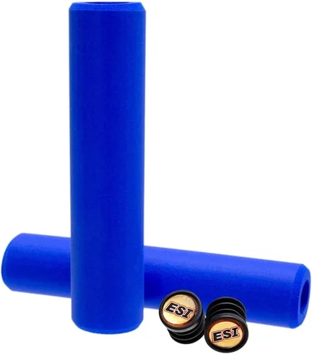 Vista 10 de ESI Grips Extra Chunky - Puños de MTB de silicona - Comodidad y control máximos para ciclistas de bicicleta de montaña y bicicleta eléctrica, Puños
