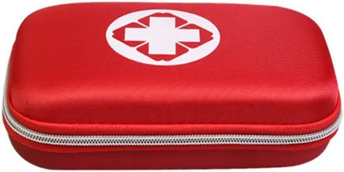 Vista 11 de Bolsa de primeros auxilios, estuche rígido vacío, impermeable, bolsa de almacenamiento de medicamentos, paquete portátil de medicamentos, compacto