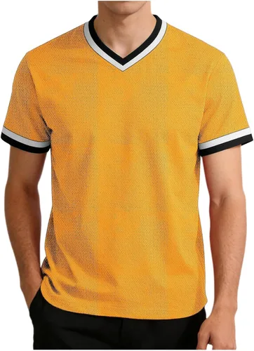 Vista 20 de Lightweight Workout Shirts for Men Summer Mesh V Neck Running Athletic T-Shirts Short Sleeve Breathable Gym Tops