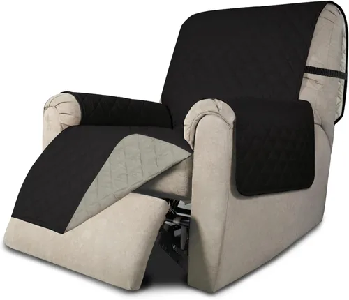 Vista 496 de Easy-Going - Funda reversible para sofá reclinable, resistente al agua, protector de muebles con correas elásticas, para mascotas y niños