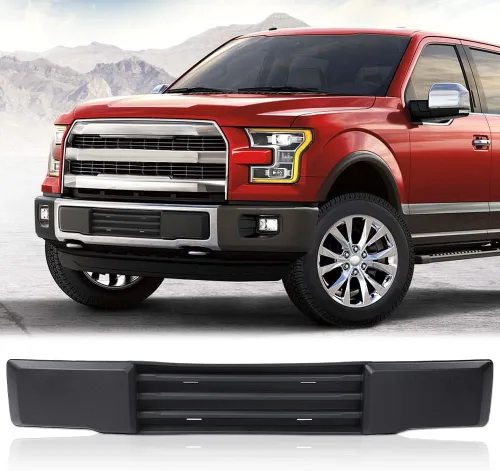 Vista 3 de G-PLUS Cubierta de parachoques delantero sin calentador de bloque y sin persianas de rejilla compatible con Ford F150 2015 2016 2017 FL3Z-17E810-AA
