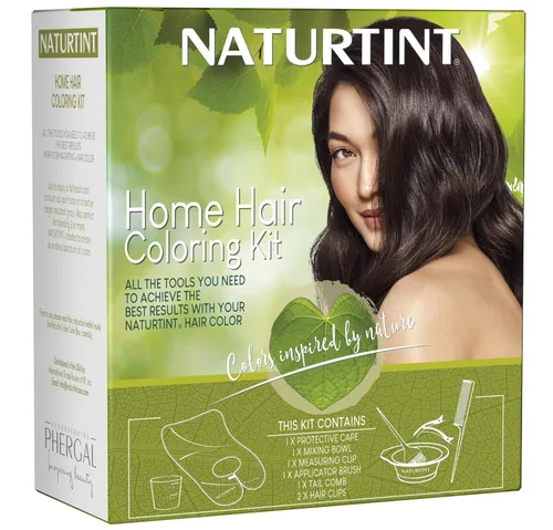 Naturtint Home Kit de coloración del cabello - 6 piezas, reutilizable, kit de aplicación de color de cabello