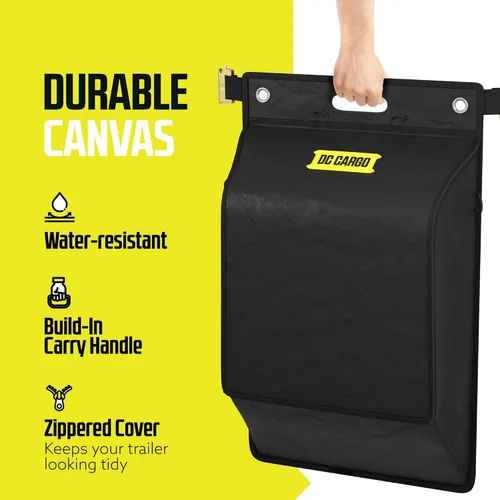 Vista 3 de DC Cargo Mall Soporte para herramientas E Track (19" x 33") – Organizador colgante con gran capacidad – Accesorios compactos E Track para remolques