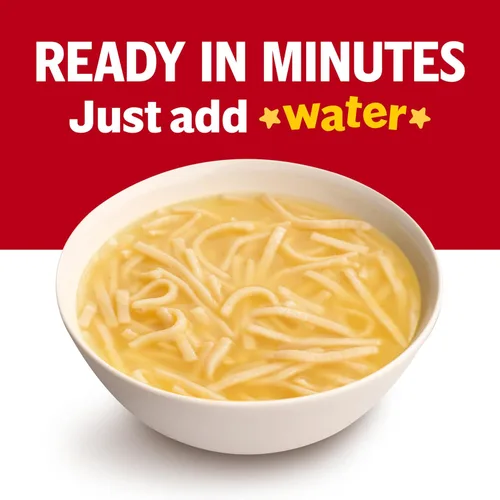 Vista 13 de Campbell's Sopa condensada para niños, sopa de fideos dobles, lata de 10.5 onzas (paquete de 4) (caja de 6)