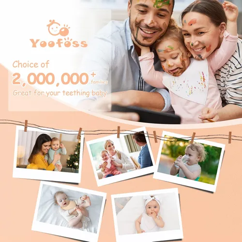 Vista 6 de Yoofoss Baby Bibs 10 Pack Soft and Absorbent Baby Bandana Drool Bibs for Boys Girls