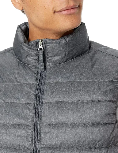 Vista 3 de Tienda Essentials - Chaleco para hombre acolchado, ligero y resistente al agua, incluye bolsa para empacarlo