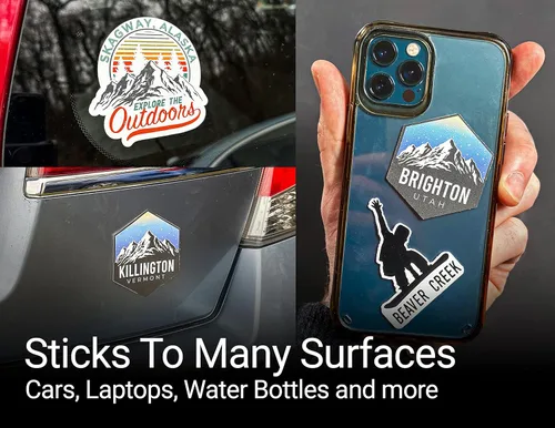 Vista 2 de Ashtabula Ohio Souvenir 2 pulgadas Magnetr 3D Design 2 pulgadas Imán